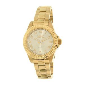 Invicta Women's Pro Diver Gold Swiss Quartz Watch